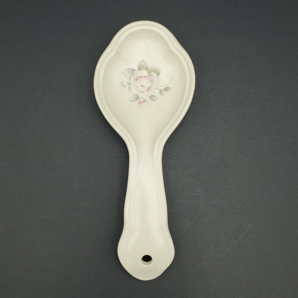 Pfaltzgraff Tea Rose Spoon Rest Pfaltzgraff Pink Roses Spoon Holder